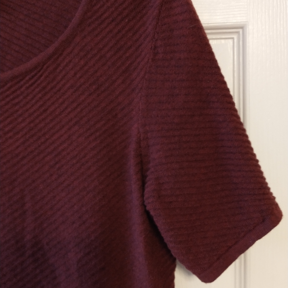 Nordstrom Studio 121 Short Sleeved Rib Knit Sweater - Picture 4 of 7